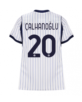 Inter Milan Hakan Calhanoglu #20 Maglia Gara Trasferta Repliche 2026-27 Donna Maniche Corte Inter Milan Hakan Calhanoglu #20 Maglia Gara Trasferta Repliche 2026-27 Donna Maniche Corte